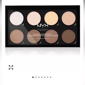 NYX Highlight & Contour Pro Palette with Cream and Brown Shades